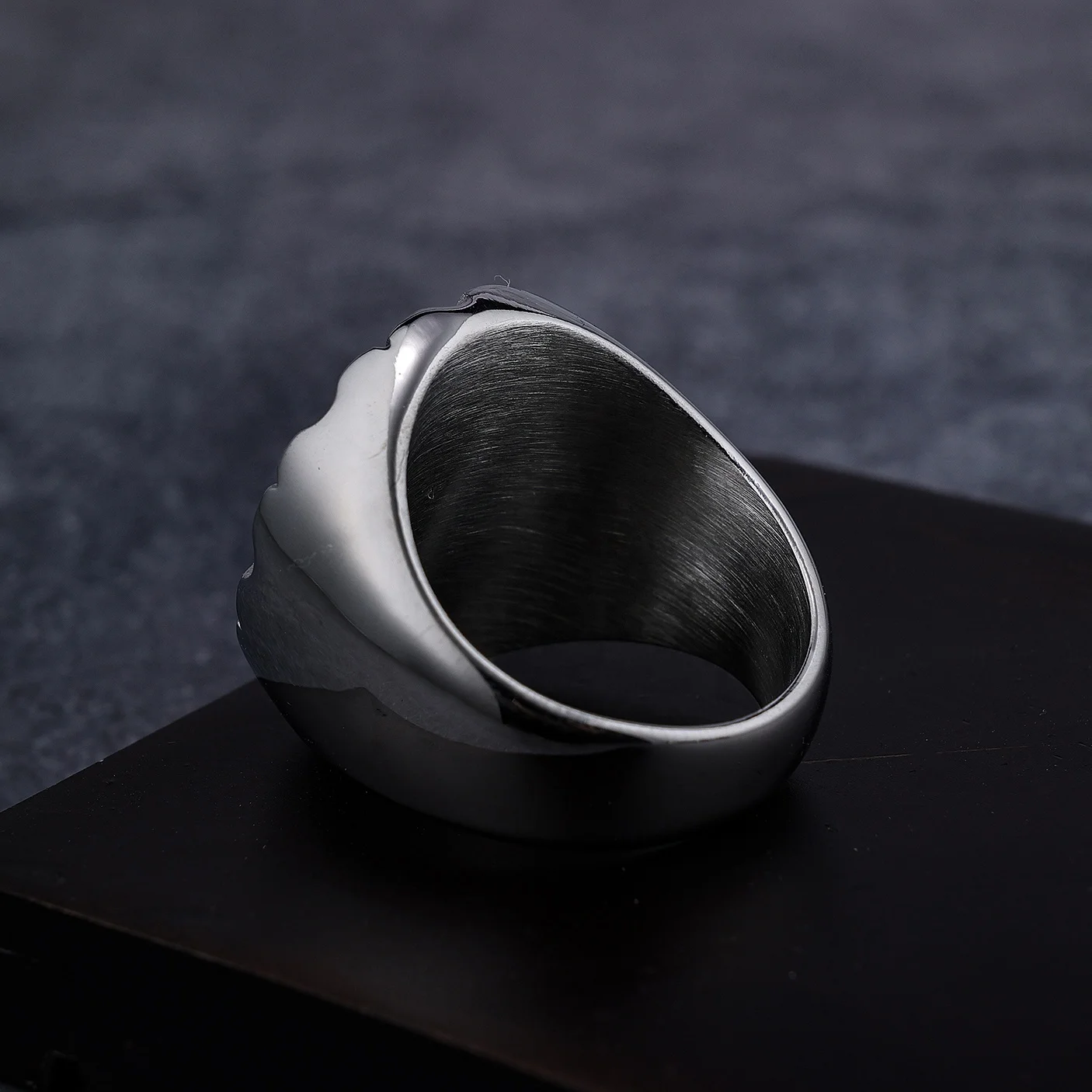 All Seeing Eye Ring  Illuminati Eye of Providence Pyramid Triangle Amulet Retro Ancient Symbol Finger Rings for Men