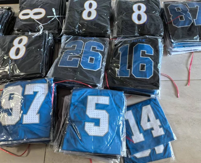 2024 NFLing New York Jets Rogers #1 #8 # второе поколение Американская Футбольная форма