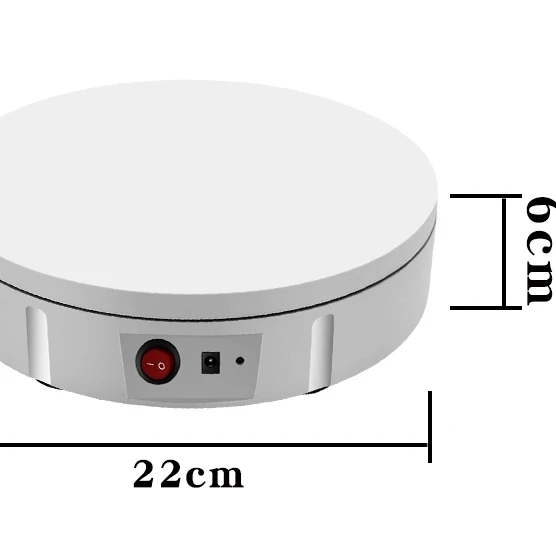 
Low noise electric rotating display platform video production live shooting jewelry display rack product display 
