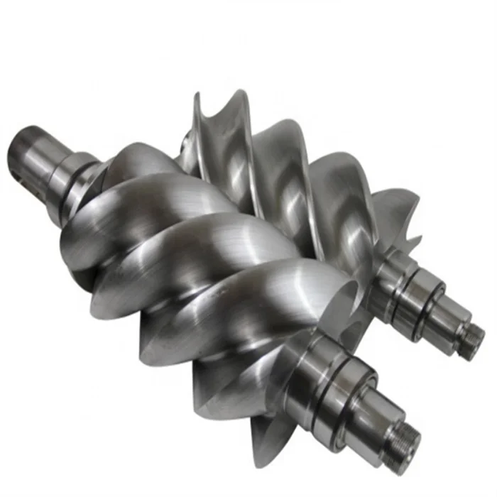 High precision 5 axle CNC machining stainless steel Helical gear screw shaft sets for machine