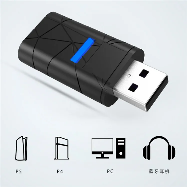Беспроводной Bt 5 0 аудио передатчик 2-в-1 Aux Музыка получить Usb беспроводной адаптер