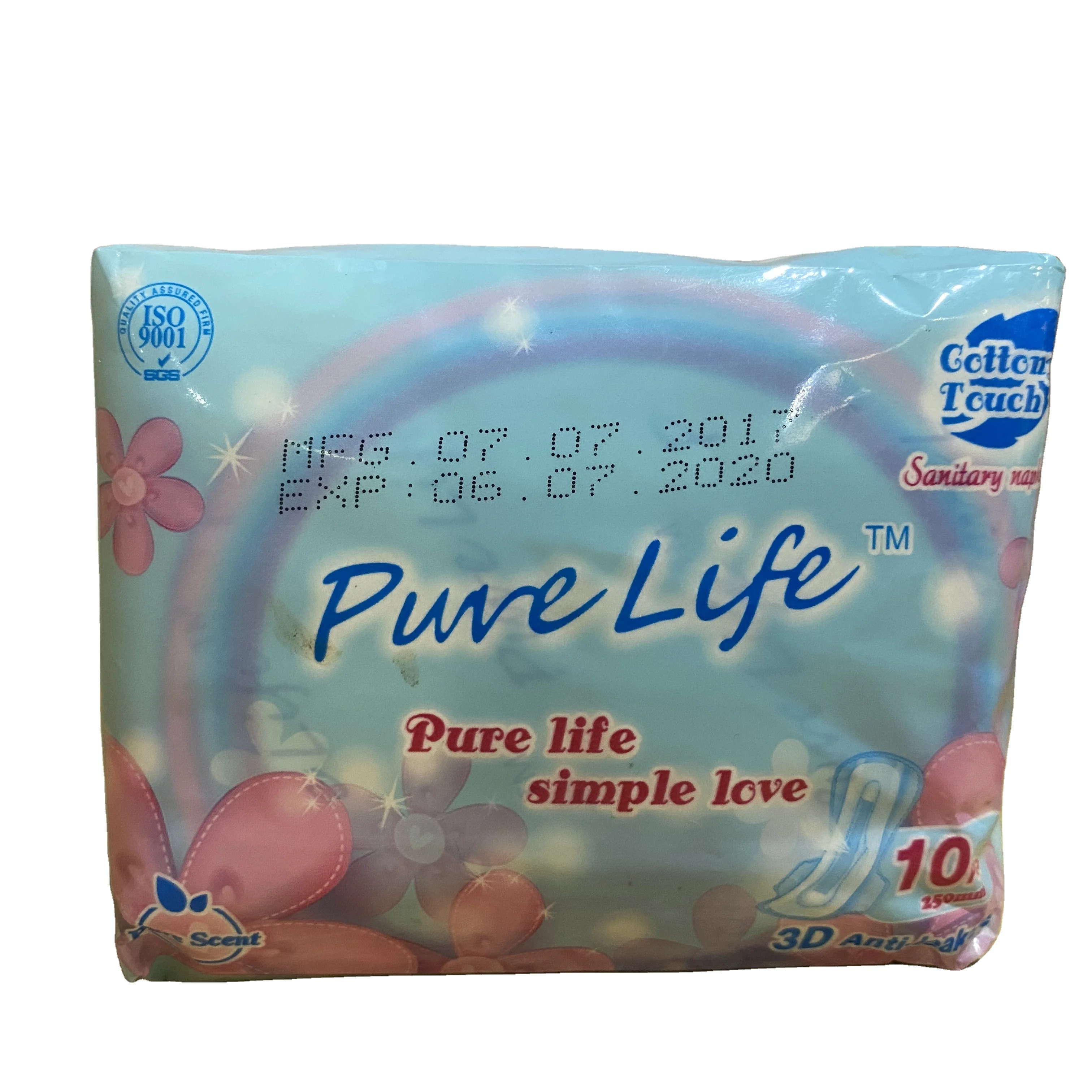 Высокое качество ультра тонкий Quanzhou Фабрика оптовая продажа Хлопок гигиенические прокладки анион дамы гигиенические прокладки для женщин