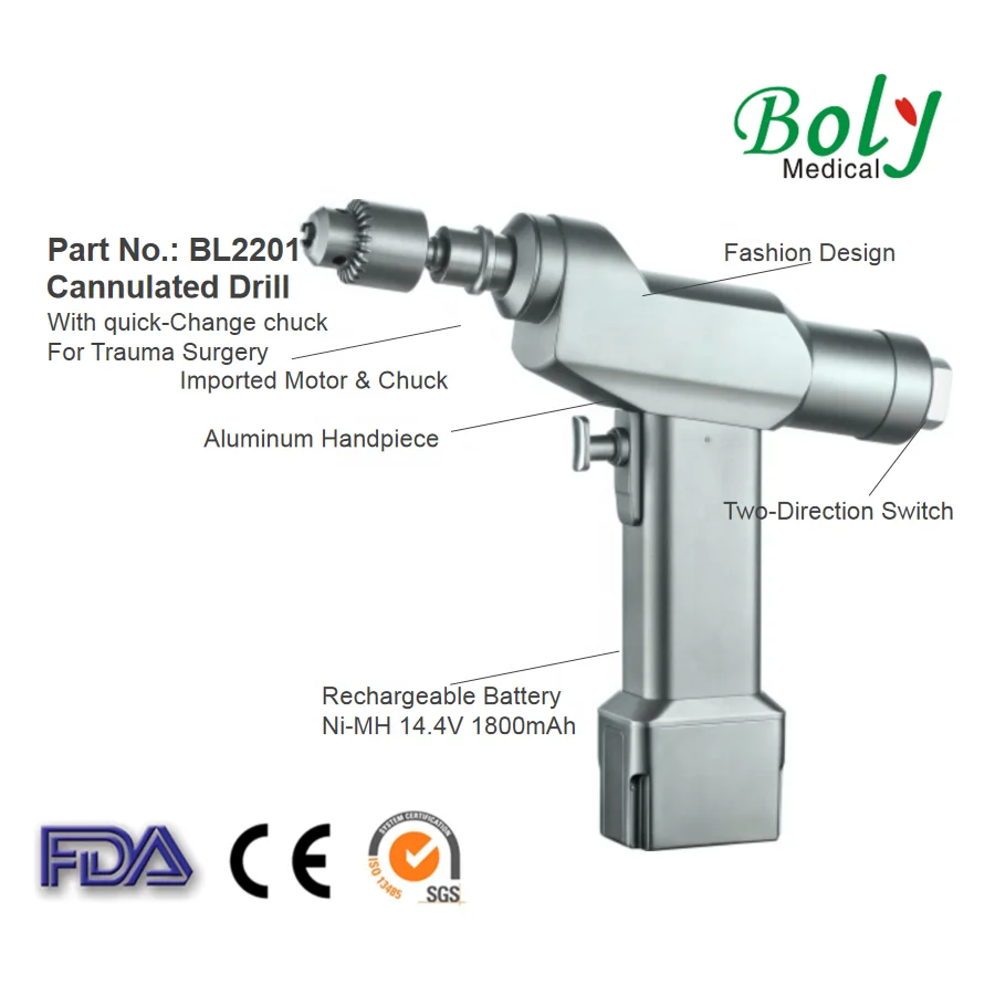 
Boly Medical-cannulated drill BL2201 for Othorpaedic surgeries 
