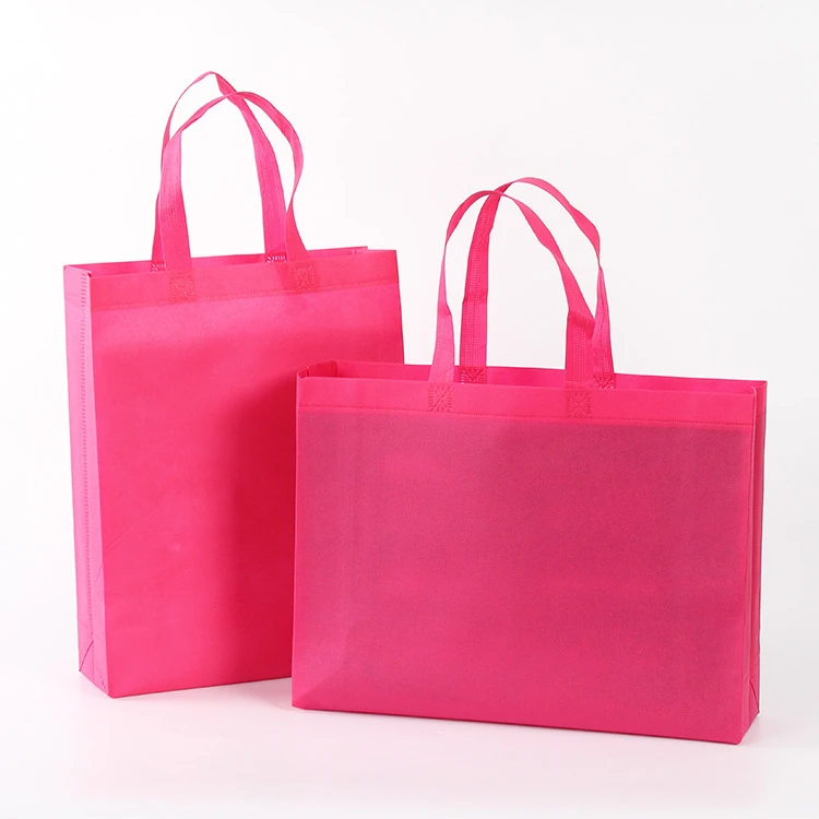 Custom printing Nonwoven vest Bag custom tote carry bags non woven handle bag groceries