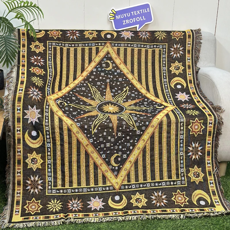 Home goods Bohemian tapestry blanket outdoor camping blanket custom picnic rug