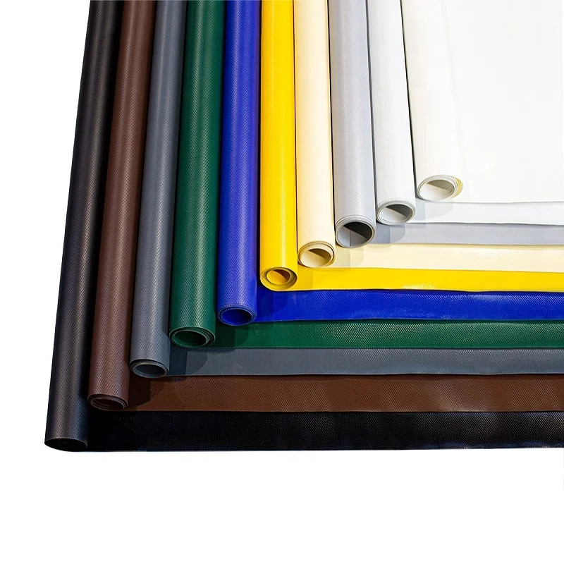 High Tenacity Polyester 610g/m2 PVC Coated Polyester Fabric Tarpaulin