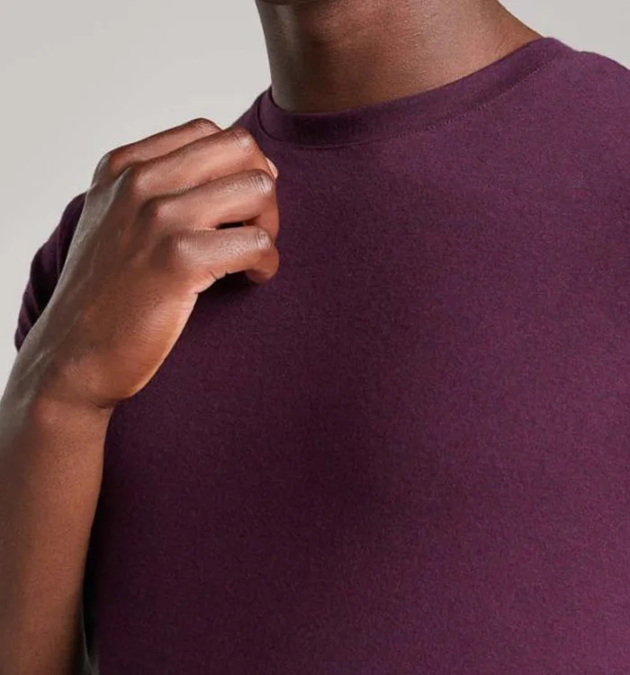 Gym Sport 100% Bamboo Fiber Crew Neck T Shirt Original  Luxe Fitted T Shirt For Men