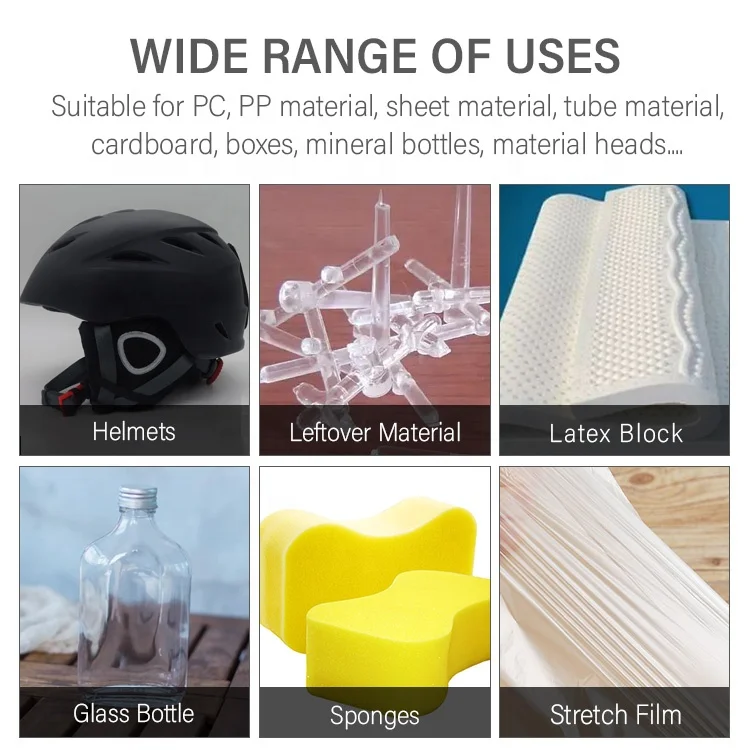 thick plastic Sheet crushing machine Efficient waste hard Resin crusher in lab industrial Single axis Acrylic shredder