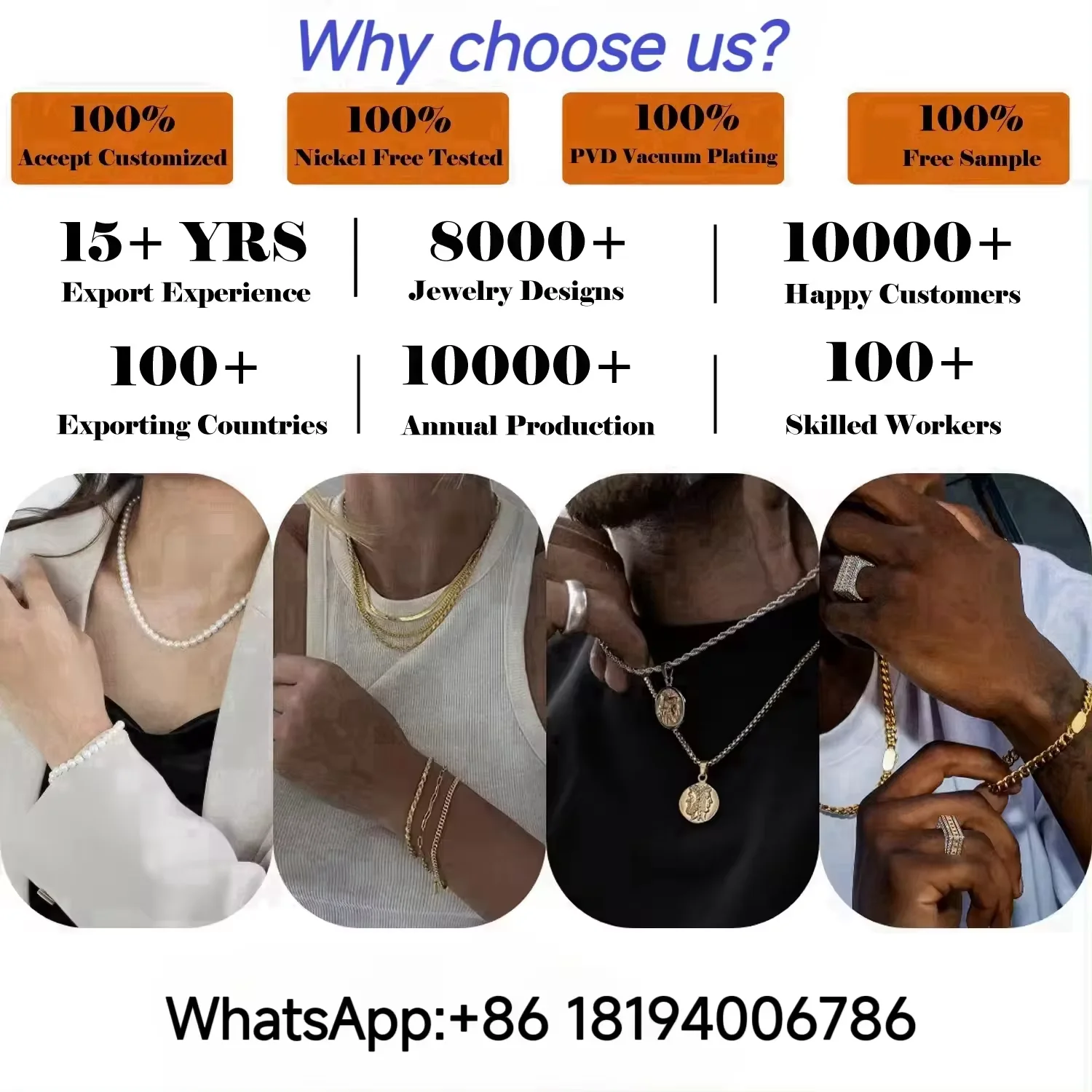 Factory wholesale 18K gold Necklaces Jewelry Fashion Luxury Jewelry For Women Custom Necklace S925 Silver necklaces