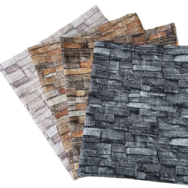 Прямая поставка с завода 3d XPE пенопластовые обои кирпичное настенное покрытие самоклеящаяся настенная наклейка из ПЭ пены для украшения интерьера