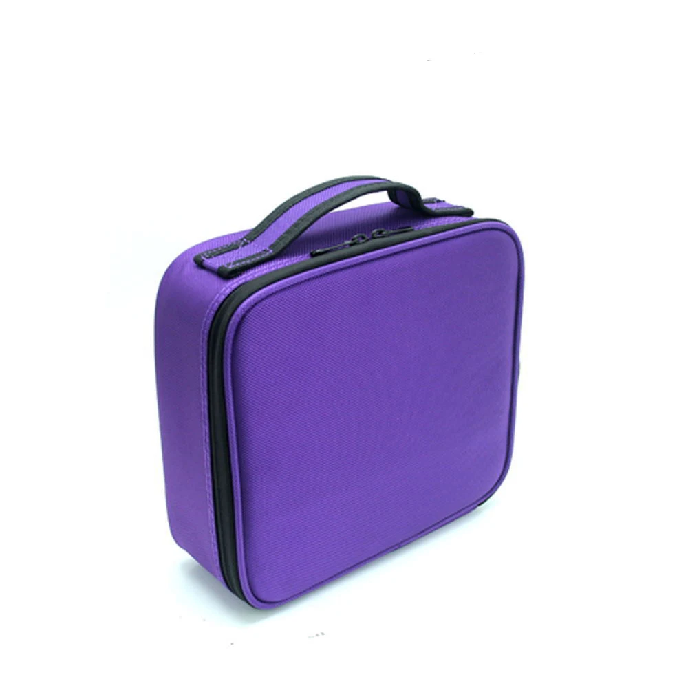 High Quality Portable Black Color Cosmetic Case Multi Function Makeup Case