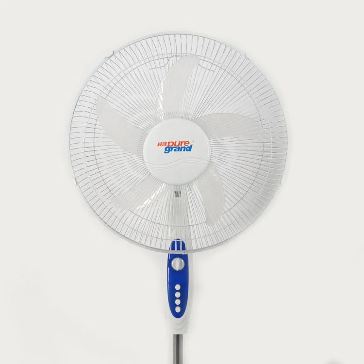 New electric energy saving high speed office floor industrial 5 blade adjustable industrial 16 inch metal stand fan
