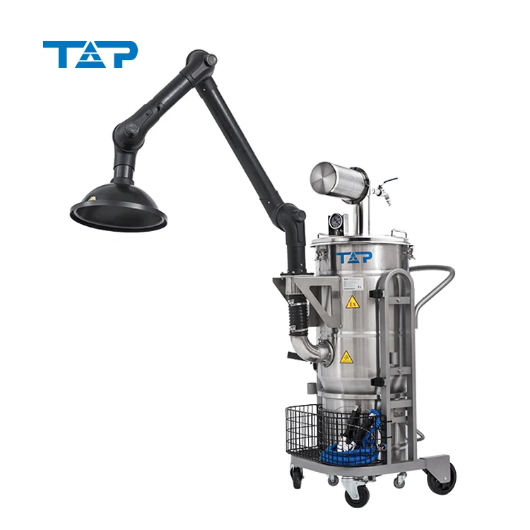 TOP TEX1 Series Dry Type Pneumatic Ex Vacuum Cleaner Extractor for industrial explosive dust
