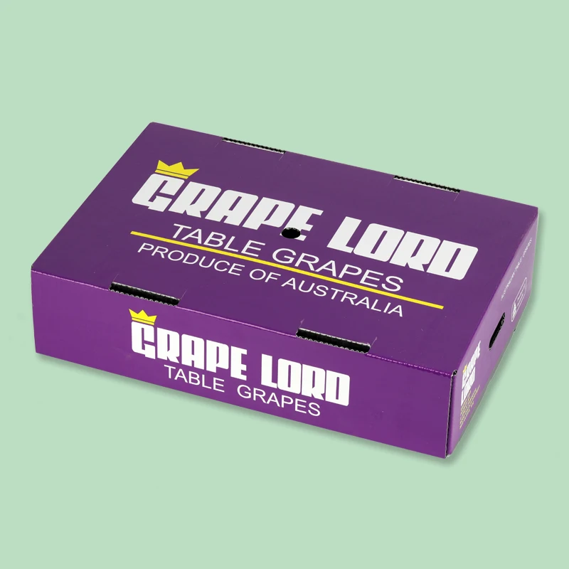 PE Box Low Price Customized Anti-static PE Plastic Storage Box  Wax coated cardboard box for fruit and vegetable packaging