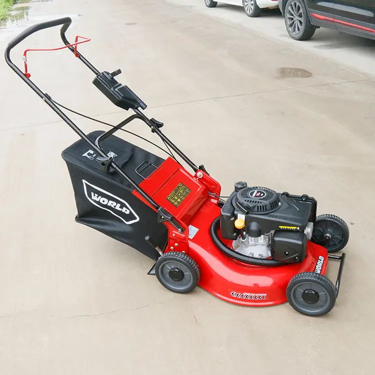 Factory Direct Sale High Quality Small Lawn Mower Cheap Price Four Stroke Robot Lawn Mower Type Garden Lawn Mower Four Wheel