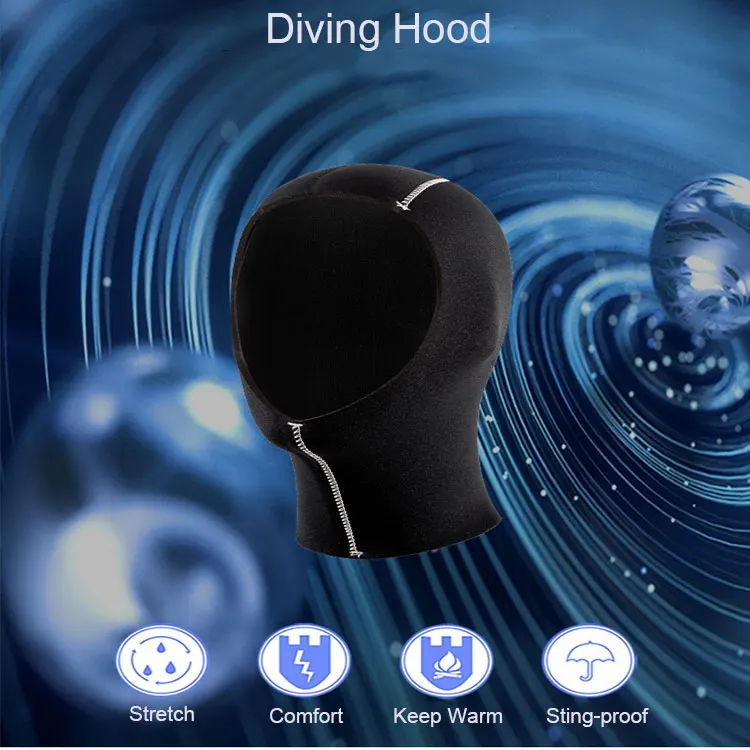 5mm wetsuit hood