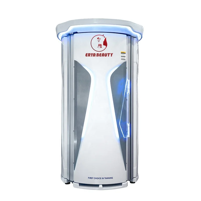 Latest Vertical Full Body Tanning Machine Customized UV Lamp Solarium Bed Sun Booth Tanning Spa Capsule Soft Skin Beauty Tan