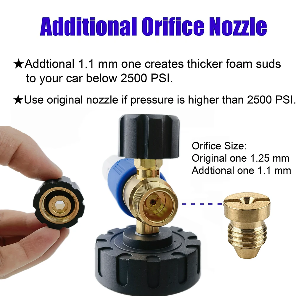 High Pressure Snow Foam Gun Soap Sprayer Foamer Lance Foam Generator For Karcher Nilfisk Parkside WAP Car Wash Accessories