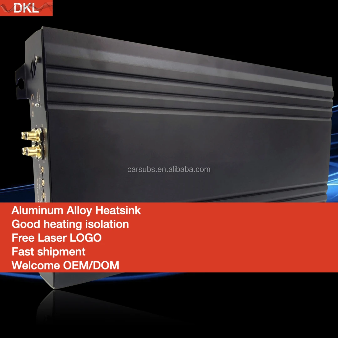 USA Market Sound Quality Car Subwoofer Amplifier RMS 2000W Class D Peak 4000W SPL strong Bass Car Amplifier Monoblock