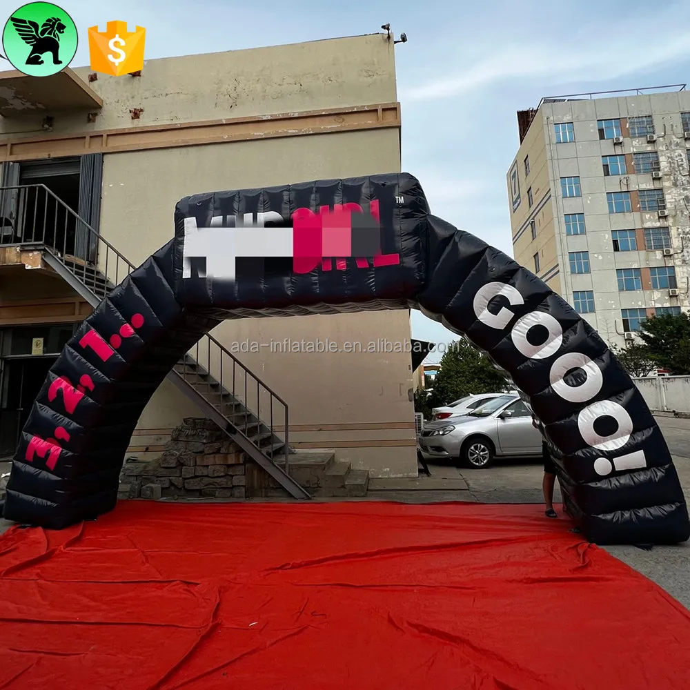 Festival Sports Advertising Inflatable Arch Model Customized Running Event Inflatable Arch Door For Club Decor A9715