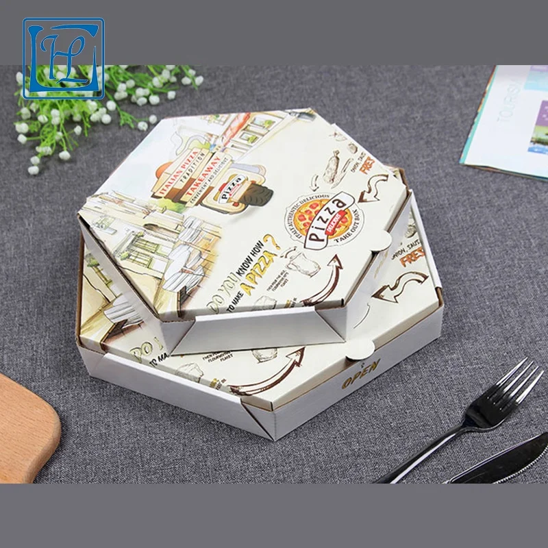 
Top Quality Customized Paper Corrugated Pizza Packing Box 