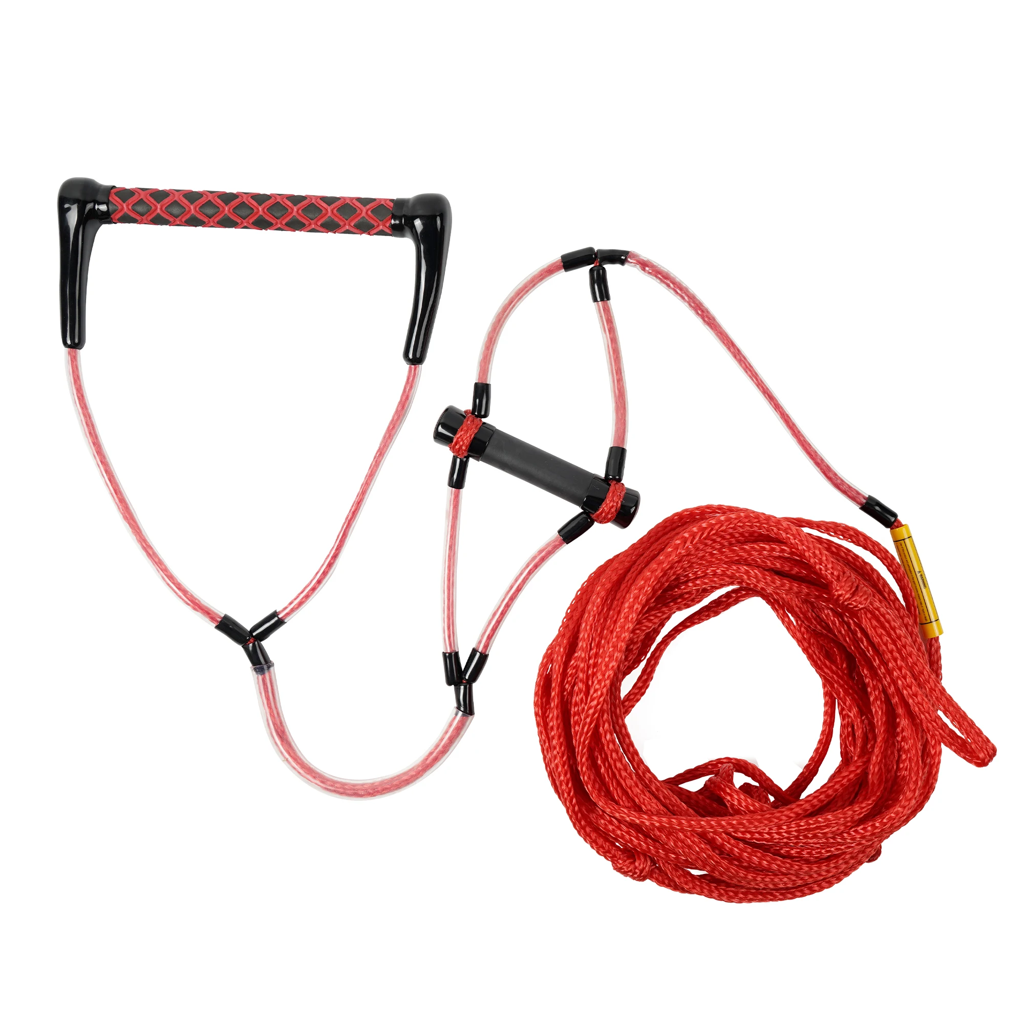 Floating Surf Rope with Handle - EVA Braided 16-Strand Wake Surfing Rope - High Performance Wakeboard Tow Rope and Boat Surfing