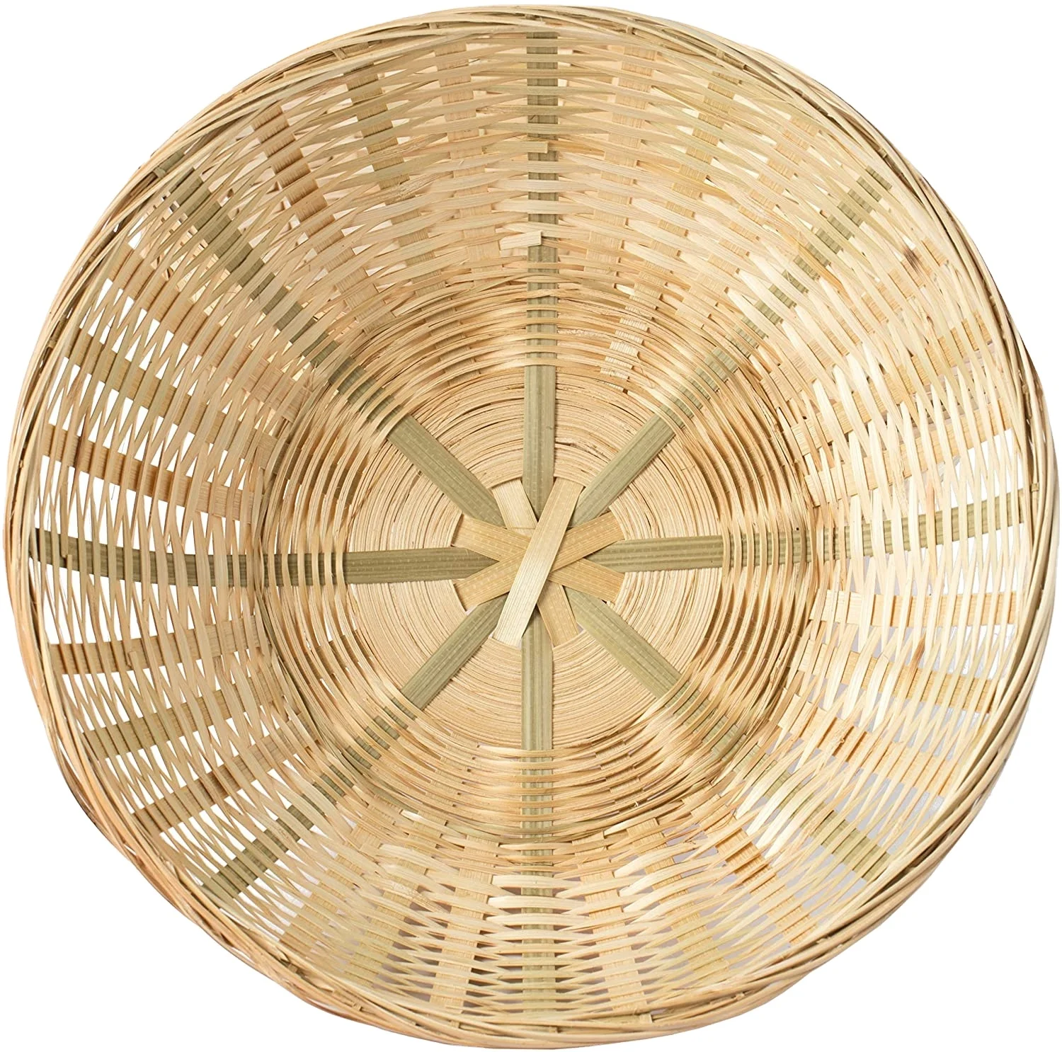 Handmade Craft Home Fruit Folk Art Kitchen Wood Woven Storage Bamboo Basket