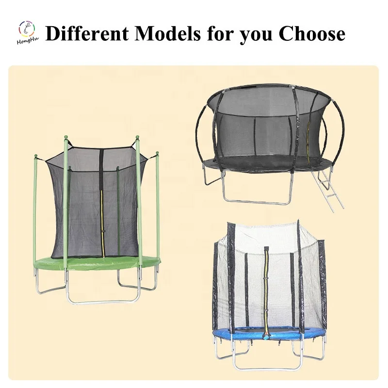 Профессиональный круглый Подземный коммерческий на земле для взрослых 14ft батут открытый 12ft с Корпусами
