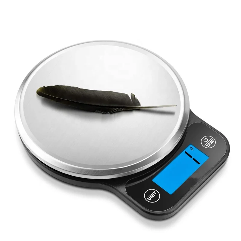 MAKS10 scale 5kg portable waterproof smart mini electric digital scale roasted coffee food stainless steel kitchen scale