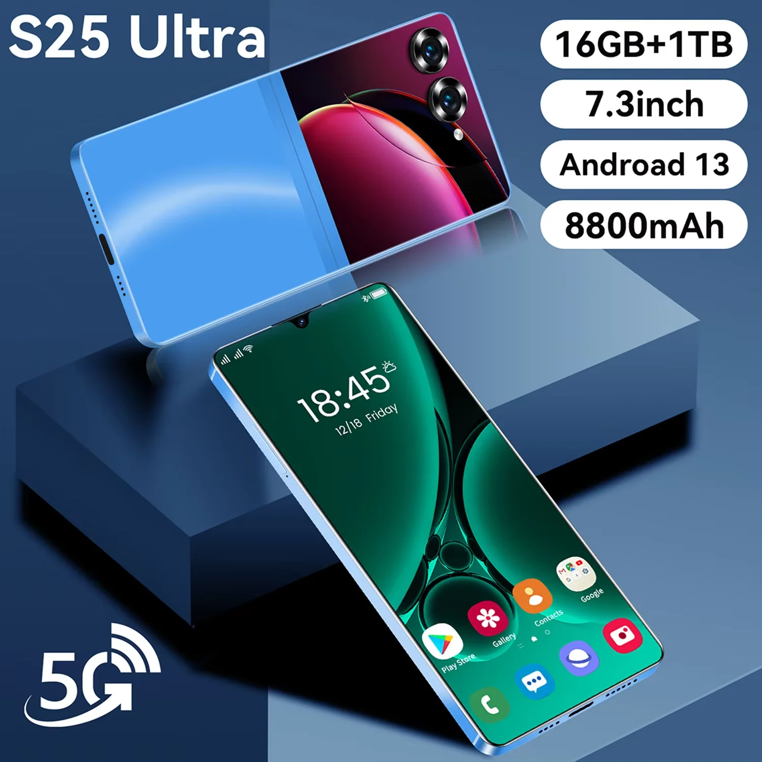 Popular S25 Ultra High quality Unlocked Smartphone Dual SIM 5G S25 Ultra Cell Phones 16GB+1TB Gaming Mobilephone