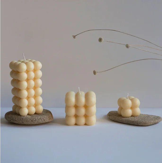Factory wholesale Custom small Package 1kg Granulated Soy wax / Soya wax pellets