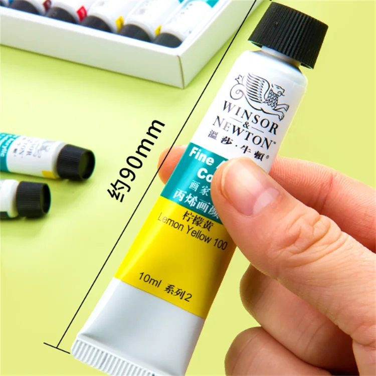 12/18/24 Colours Winsor & newton School Supplies Stationery Acrylic Paint Set For Art Students