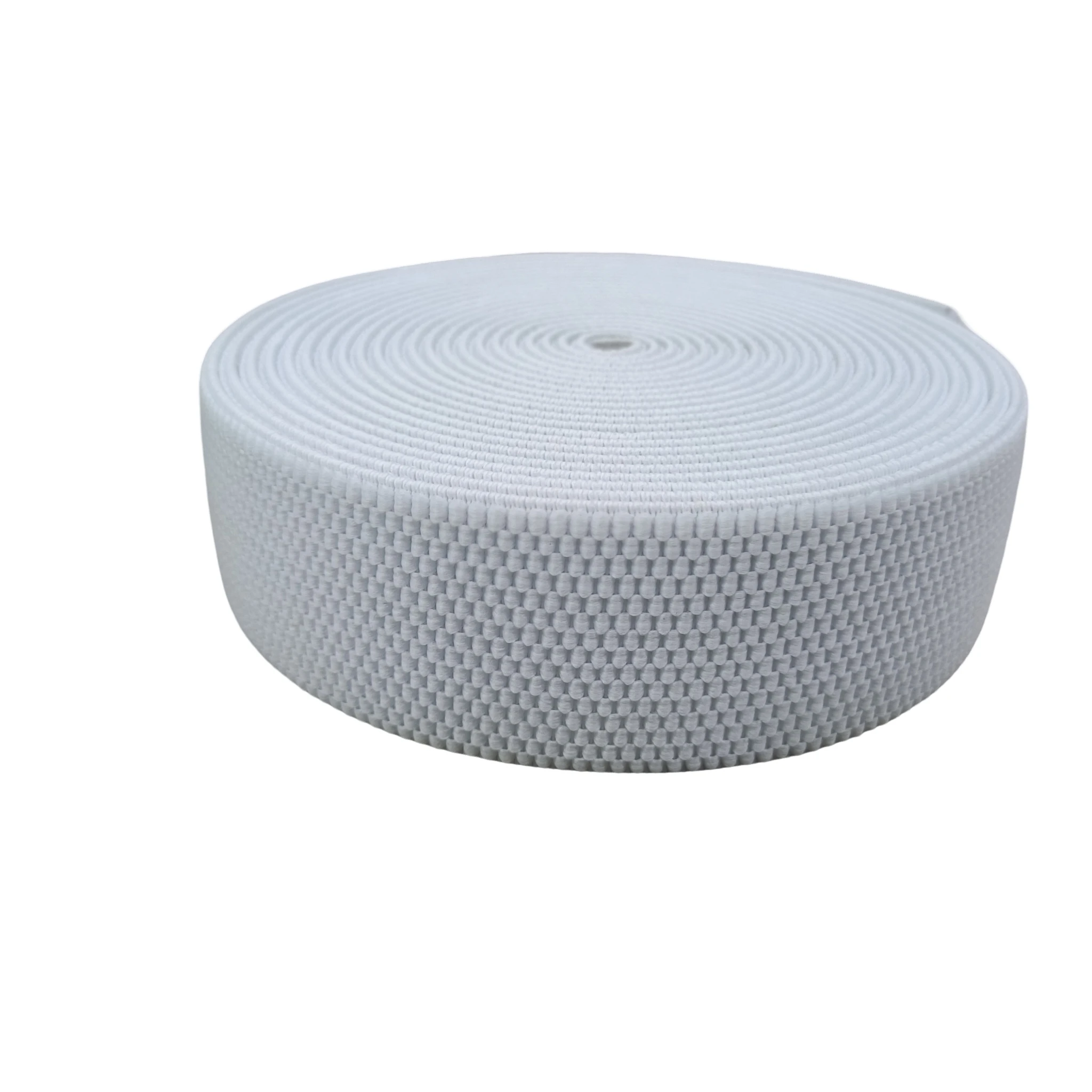 3.8cm wide white nylon braided band, many people buy elastic band