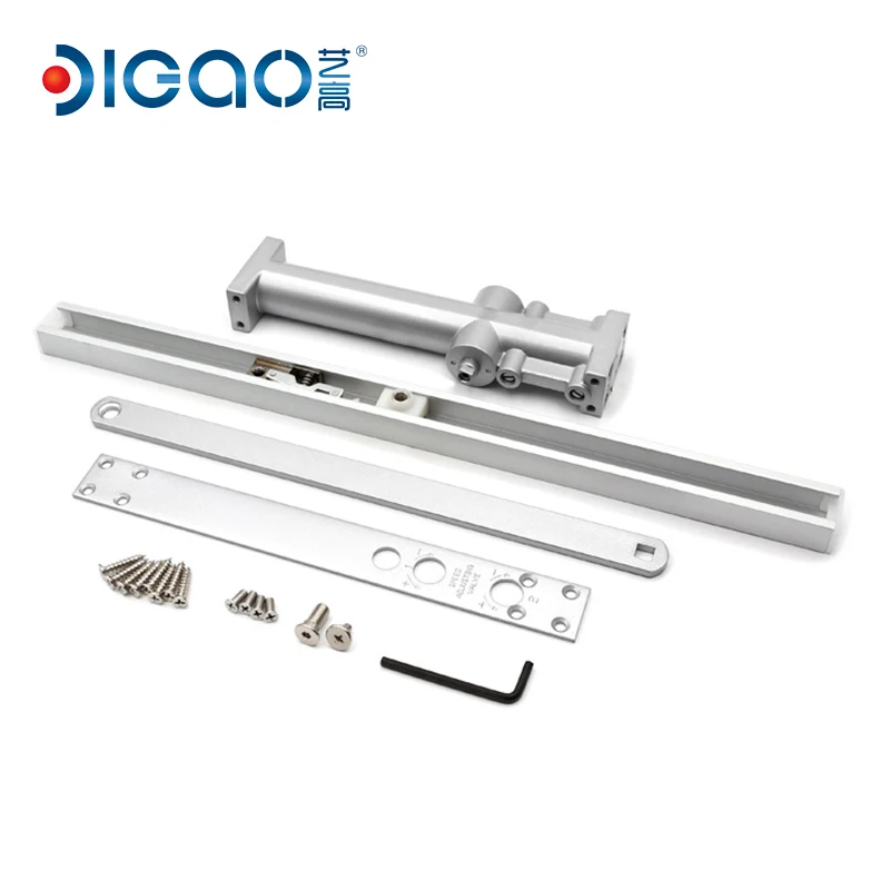 Heavy Duty Fire Rated Adjusting Hydraulic Automatic Hidden Concealed Spring Door Closer For 20-85kg Door