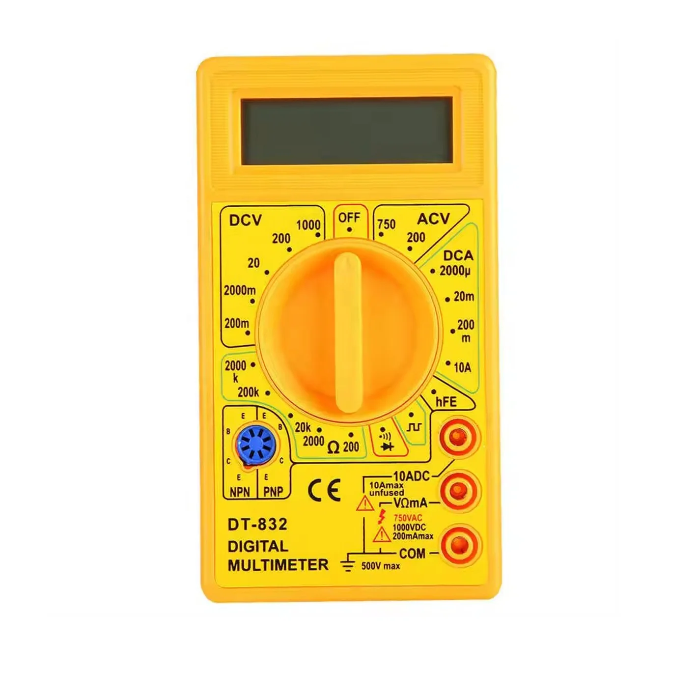 6000 Counts 1000V AC DC 20A AC DC Portable Multifunction Digital Multimeter Professional LCD Multimeter