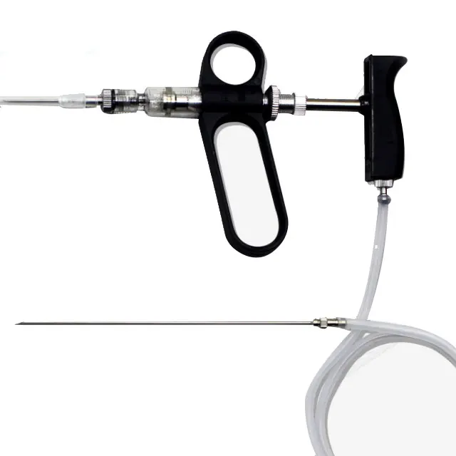 2ML Gun Type Continuous Steel Stainless Long Color Drop Feature Material Automatic Vaccine Syringe