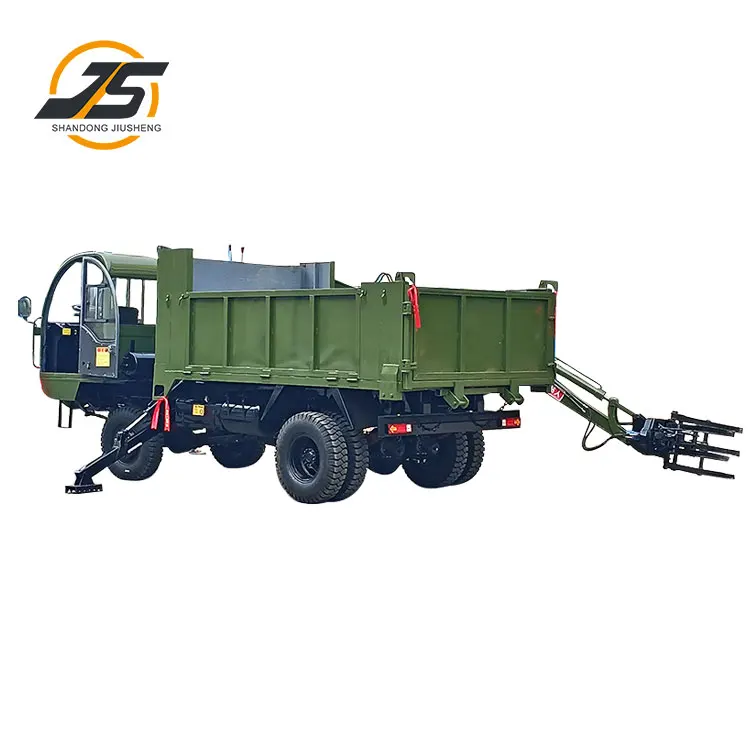 360 Degree Rotating Farm Mining Forest Integrated Machine New Condition Wood Grabbing Transportation Crane 8 Ton Rated Loading