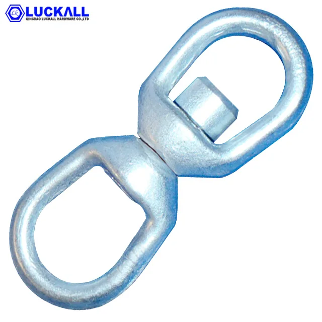 Galvanized Forged Regular Swivel G402 Forged Swivels Eye &Eye Rigging