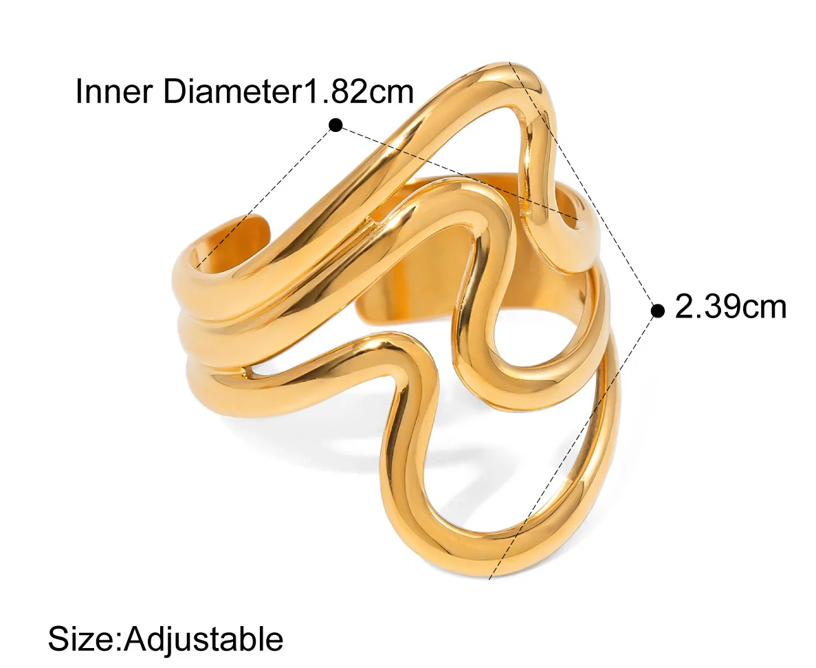 Gold rings set for women girls jewelry designer rings