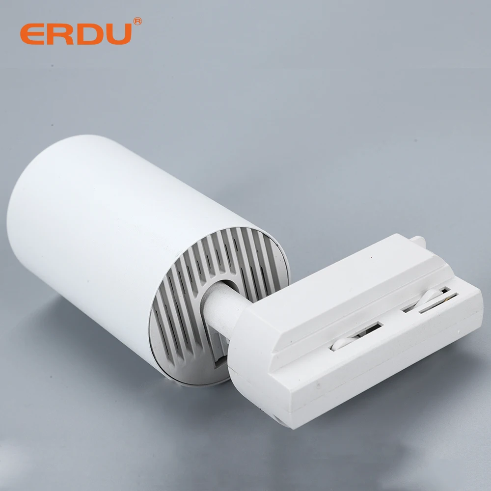 ERDU Commercial Gu10 Track Light Pure Aluminium Surface Mounted Downlight Spotlight Adjustable LED Modern TRACK Lights