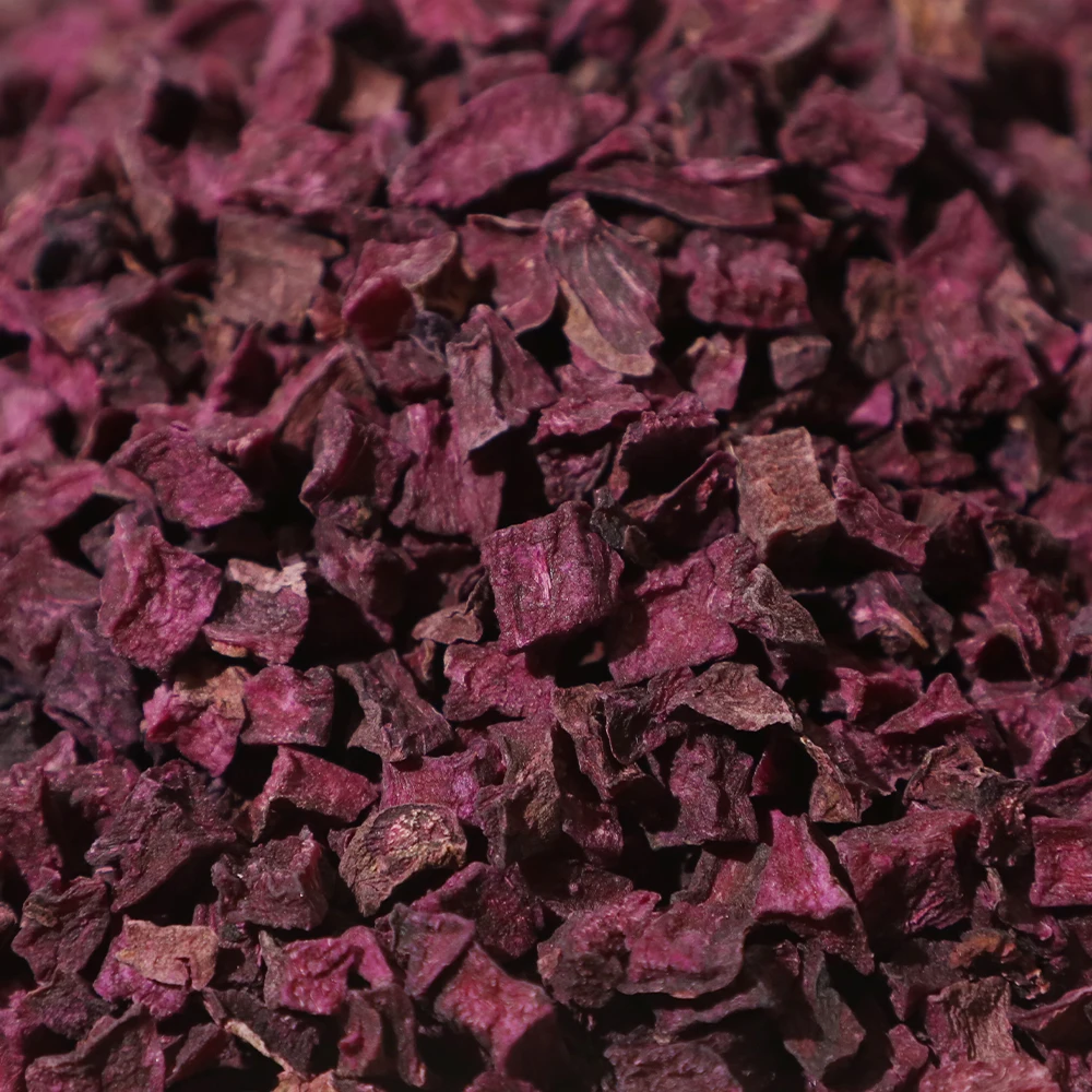22 Years Expertise OEM Chinese Best Price Purple Sweet Potato Cubes for Pet Food Purple Sweet Potato Granules