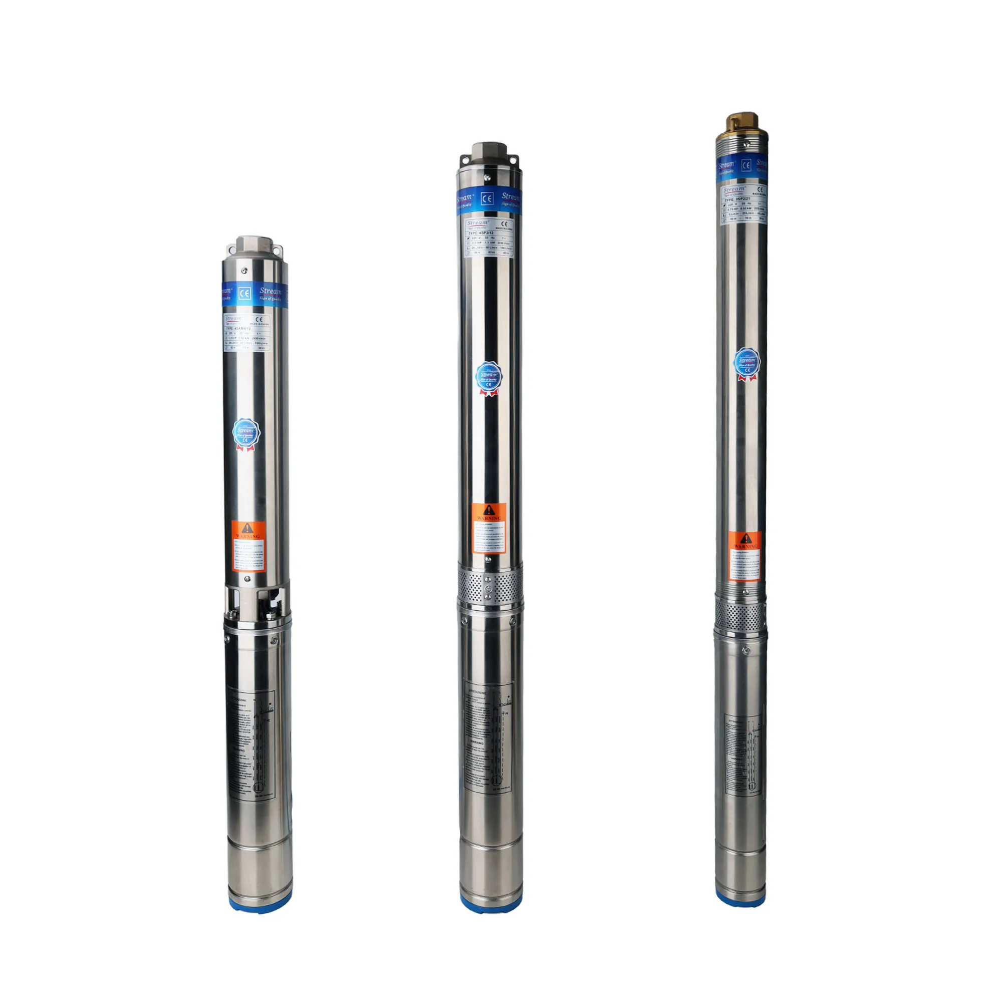 1 Inch 3hp Deep Well Submersible 2hp water Pump Price 2 Inch Diameter Multistage Centrifugal Agriculture In India