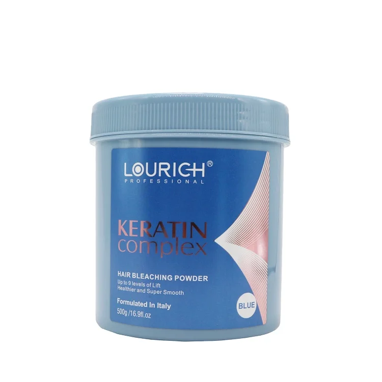 LOURICH Professional Ammonia Free Blonde Hair Powder Milder Formulation Oils Complex and Keratin hair bleaching powder