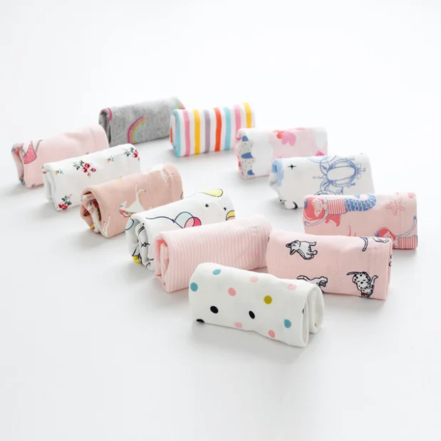 Girl print underwear child boxer