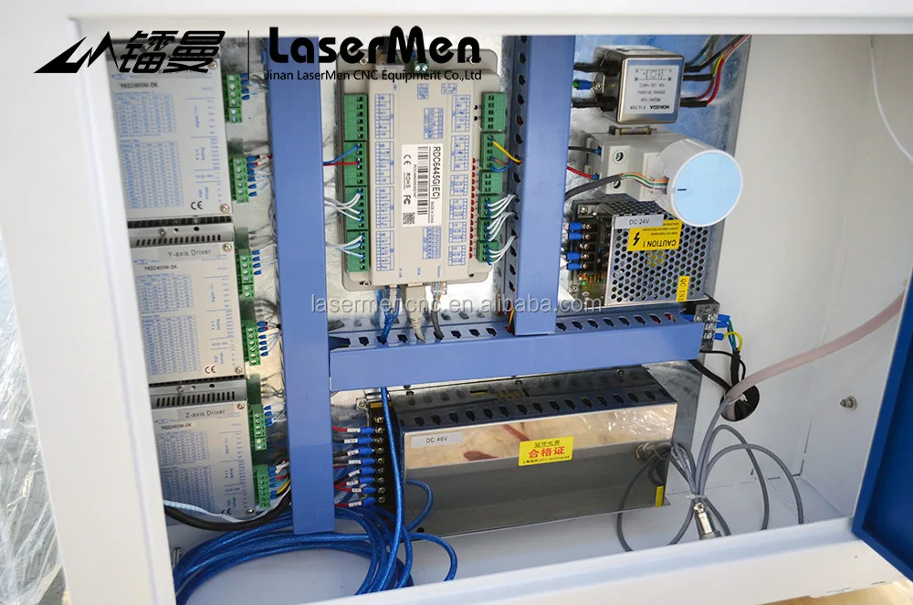  Lasermen LM-6040 60 Вт неметаллических материалов с ДВП средней плотности и акрилом Лазерная гравировочная машина для малого