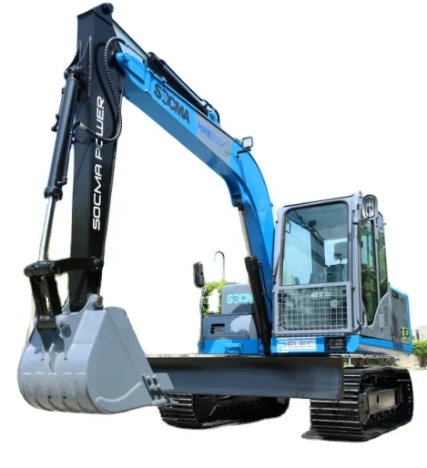 SOCMA 8 tons 8t Electric Crawler Excavator  battery operated excavator with lithium battery