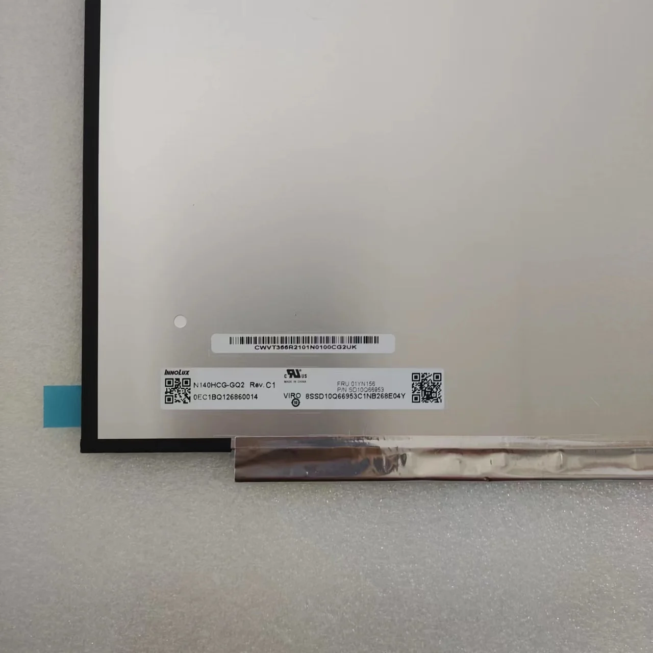 Original New N140HCG-GQ2 01YN156 IPS FHD 72%NTSC Laptop LCD LED Screen Replacement Matrix For ThinkPad T490s T14s