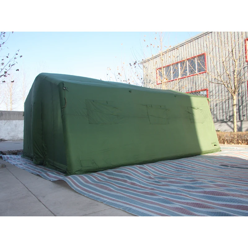Brand new 30 square meters Camouflage Military shelter Inflatable Tent for army used