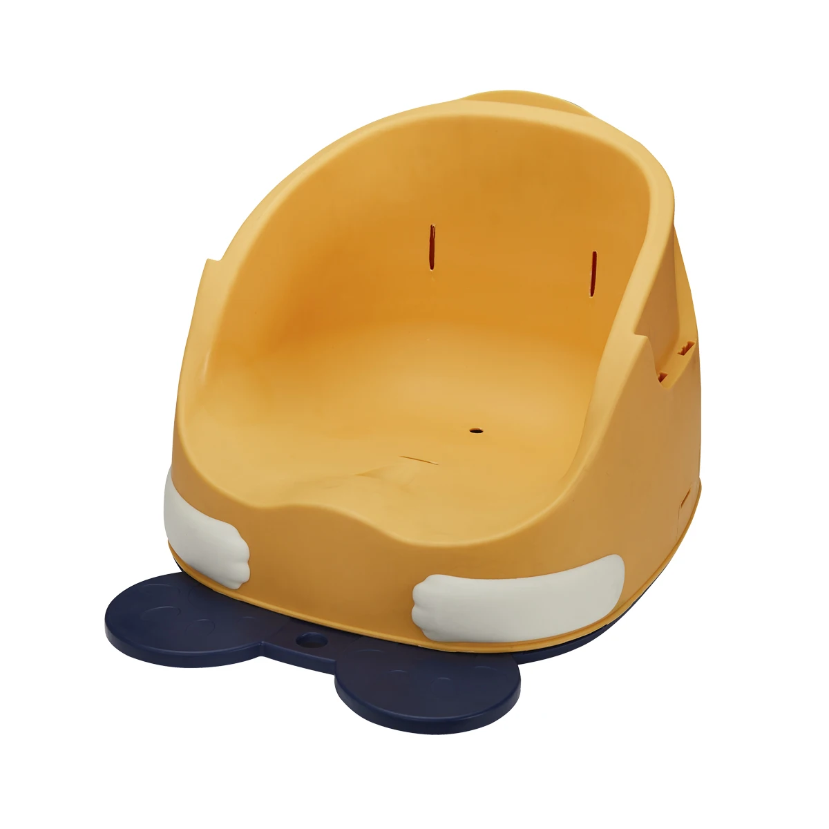 2022 NEW ARRIVAL Yellow Dog Baby Booster Chair with Adjustable tray and soft seat cover for baby anywhere to go and travel chair