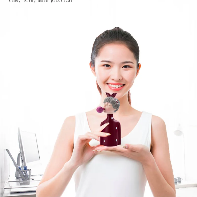 Y-555 New Mini Cute Girl Wireless BT Speaker TWS Cartoon Gift Support TF Card Home Outdoor